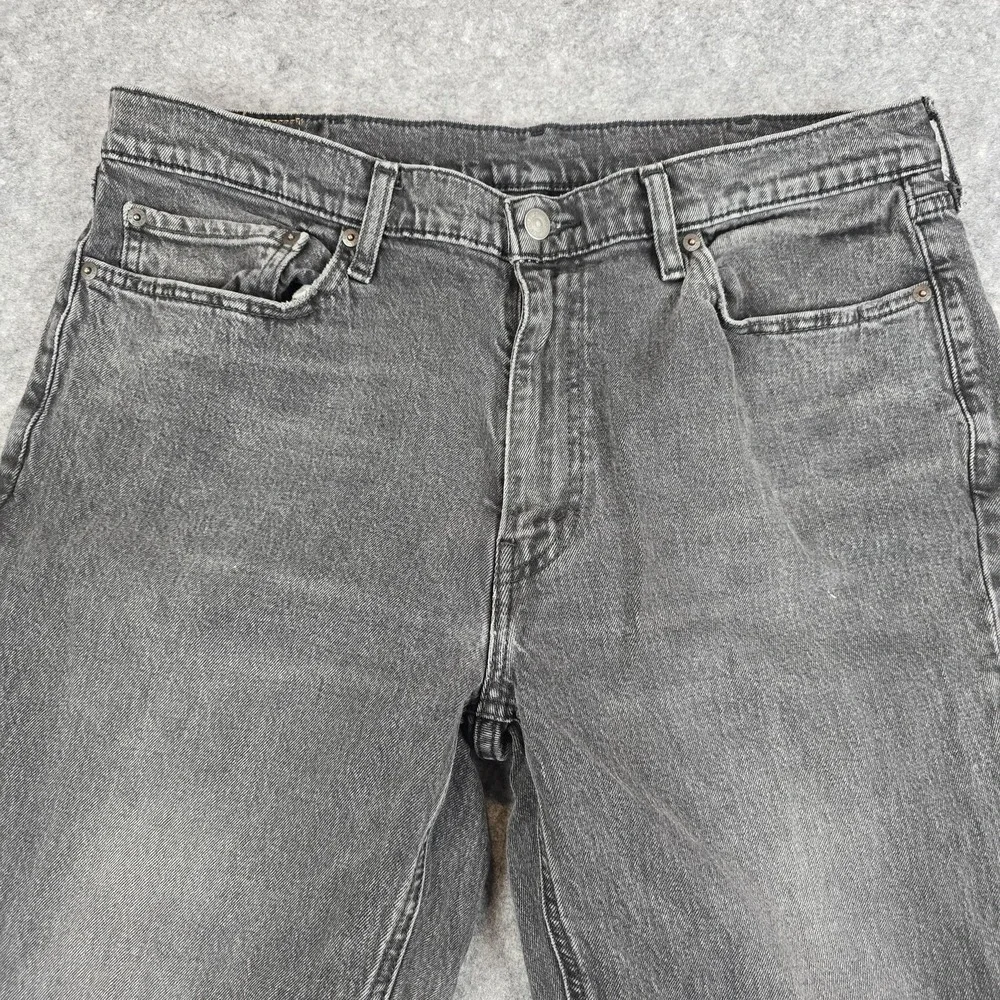 Levi's 541 Jeans Mens 38 Black Charcoal Wash Tapered‎ Athletic Denim Pants